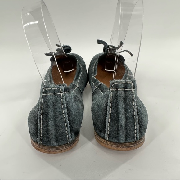 Seychelles womens flats size 36 teal blue green suede ballet balletcore - Picture 4 of 13